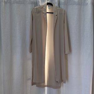 Open duster blouse